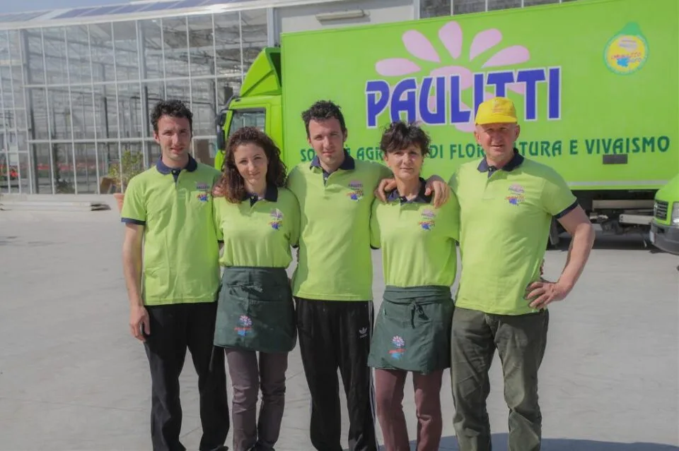 La famiglia Paulitti nel 2008.